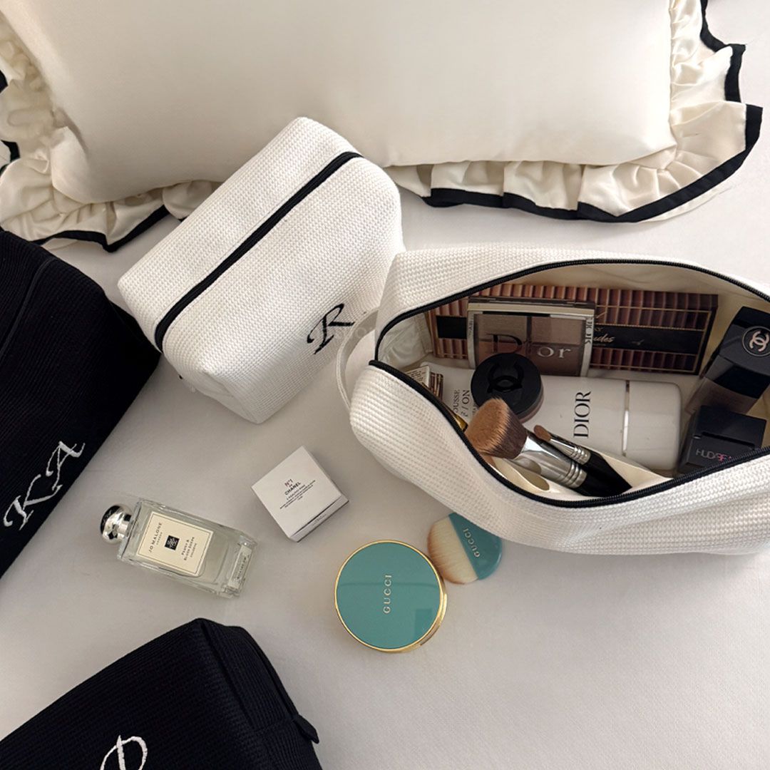 Signature Initial Pouch