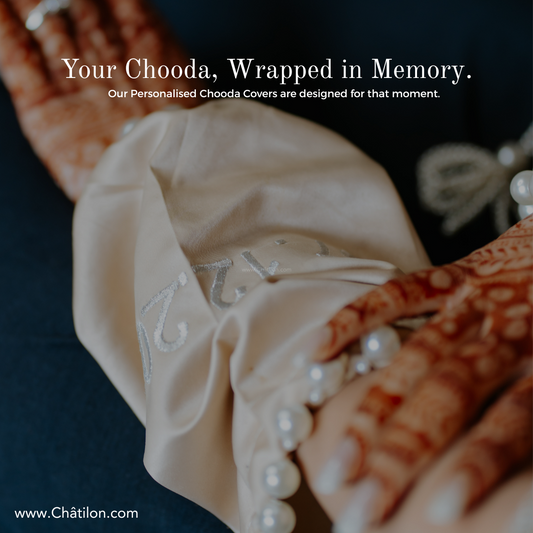 Personalised Satin Chooda Covers