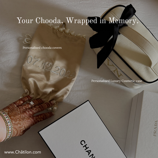 Personalised Satin Chooda Covers