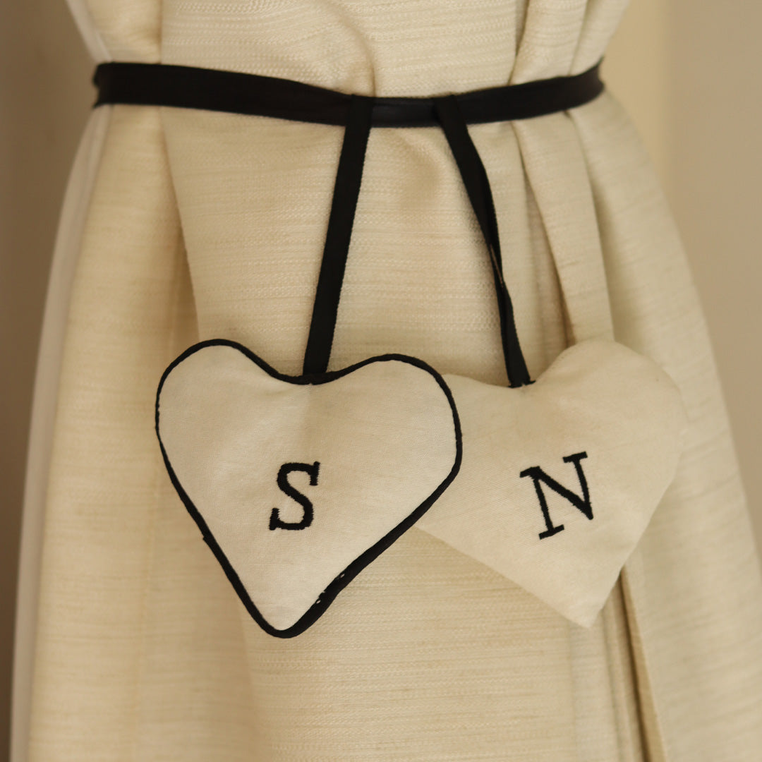 NEW Luxury Personalised Scented Hearts - Set of two