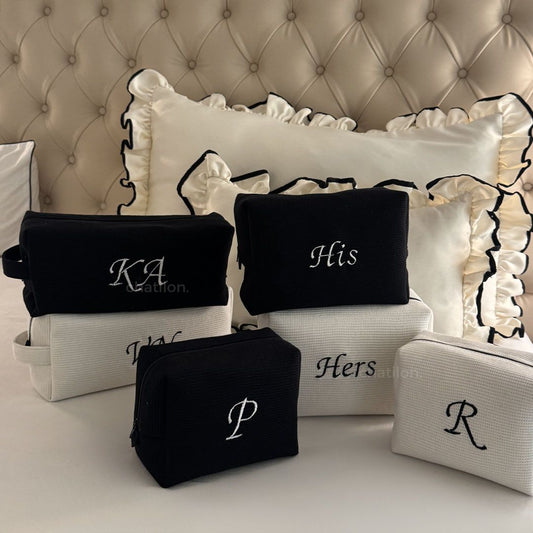 Signature Initial Pouch