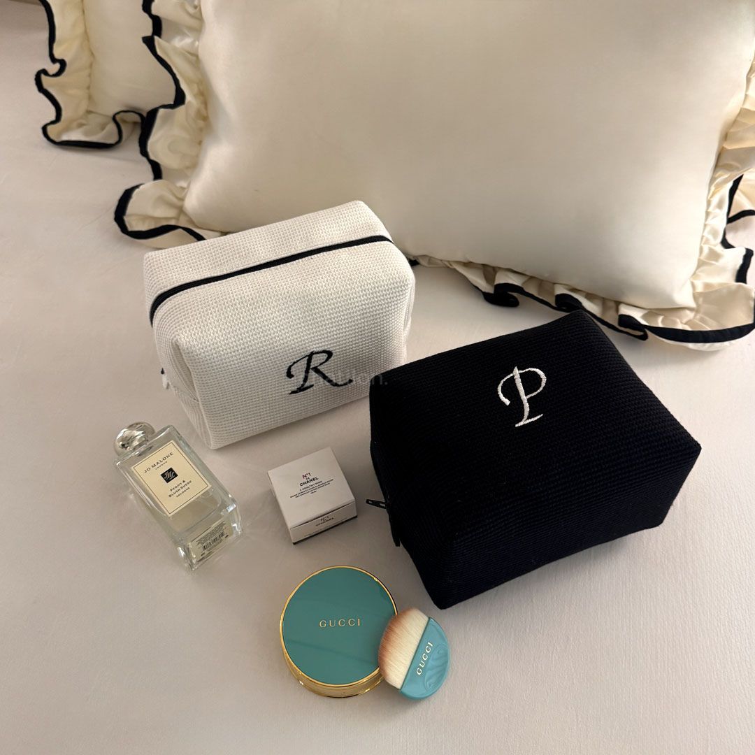 Signature Initial Pouch