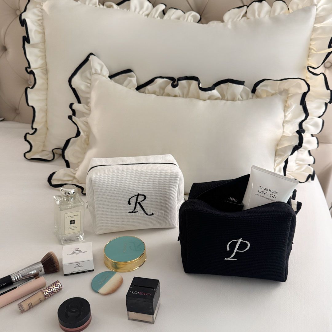 Signature Initial Pouch