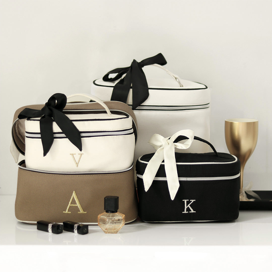 Personalise Upto 3 Alphabets The Timeless Personalised Luxury Cosmetic & Toiletry Set - SUPER SAVER