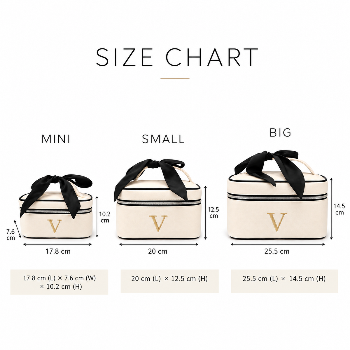 Ready to Ship | Crème Vanity Case