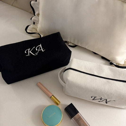 Dual Initial Long Pouch